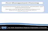 Pest Management Planning - fnqroc.qld.gov.au · 2 | P a g e Step two: Prioritisation (Adapted from Cairns Regional Council Pest Management Planning template, Birch, 2010). The Pest