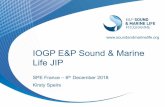 IOGP E&P Sound & Marine Life JIP - spefrance.orgspefrance.org/home/images/icagenda/files/20181206-spefrance-noise-2.pdf · IOGP E&P Sound & Marine Life JIP SPE France –6th December