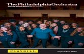 September 2019 Playbill - philorch.org · classic Porgy and Bess; Peter Lieberson’s Neruda Songs, set to love poems and written for his wife; and Ravel’s fairy-tale opera L’Enfant