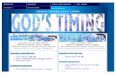 UNDERSTANDING GODS TIMING - The Quickened Word · UNDERSTANDING GODS TIMING Mini lessons are shortened, condensed lessons from some of the QW School on How God Speaks. Spending Time