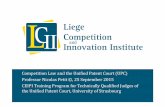 Competition Law and the Unified Patent Court (UPC ... · infringements” Centrafarmv. Sterling Drug, C-15/74 Phased out case ----lawllaawwlaw 6. II. UPC and EU Competition Law. Antitrust