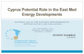 Cyprus Potential Role in the East Med Energy Developments · Cyprus Potential Role in the East Med Energy Developments GEORGE SHAMMAS CHAIRMAN NATURAL GAS IN THE EASTERN MEDITERRANEAN