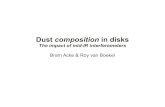 Dust composition in disks - European Southern Observatory · Dust composition in disks The impact of mid-IR interferometers Bram Acke & Roy van Boekel. Interferometry and dust composition