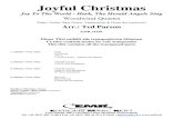 14150 Joyful Christmas - alle-noten.de · Joyful Christmas Joy To The World - Hark, The Herald Angels Sing Woodwind Quartet Piano, Guitar, Bass Guitar, Tambourine & Drum Set (optional)