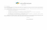 AudioEye 2019 Annual Meeting Final Proxy Statement · 5210 E. Williams Circle, Suite 750 Tucson, Arizona 85711 . NOTICE OF ANNUAL MEETING OF STOCKHOLDERS TO BE HELD MAY 10, 2019 NOTICE