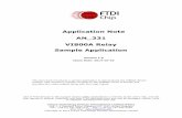 VI800A Relay Sample Application - ftdichip.com VI800A_RELA… · communication between the VM800P and the relay module. 1.2 Scope The Sample Application mentioned in this document
