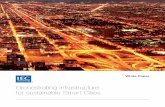 Orchestrating infrastructure for sustainable Smart Cities · implement and ﬁ nance smart city solutions. Cities are faced with a complex challenge, as the traditional processes