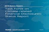 2019 Status Report Task Force on Climate-related Financial ... · The Task Force on Climate-related Financial Disclosures iv Climate-Related Financial Disclosure Practices As part