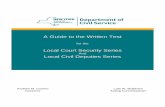 A Guide to the Written Test - cs.monroecounty.gov Guides/Civil... · A Guide to the Written Test for the Local Court Security Series And Local Civil Deputies Series Andrew M. Cuomo