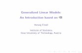 Generalized Linear Models: [3mm] An Introduction based on ... · generalized linear models (GLM’s). This class extends the class of linear models (LM’s) to regression models for