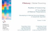 Realities of Outsourcing: 2nd in a Series of Webinar ... · Realities of Outsourcing: 2nd in a Series of Webinar Presentations Developing an Informed Sourcing Strategy – A ValueChain