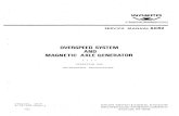 OVERSPEED SYSTEM AND MAGNETIC AXLE GENERATOR · An American-Standard Company SERVICE MANUAL 6082 OVERSPEED SYSTEM AND MAGNETIC AXLE GENERATOR January, 19 79 A-79-100-2287-1 * * *