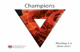 Champions - utas.edu.au · -Elevator Pitch “making it real ” • Yammer Similar to using Facebook Can receive alerts when people post FINANCIAL SERVICES - PROCUREMENT 10 Collaboration