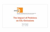 The Impact of Pedelecs on CO2-Emissions - dgs.de · Taipei - 16.03.2008. edelecs on CO2-Emissions omi Engel - Fachausschuss “Solare Mobilität ” Does the additional use of electricity