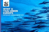 WWF & THAI UNION EUROPE Union Europe... · 6 WWF & THAI UNION EUROPE PARTNERSHIP PROGRESS REPORT 2018 7 WWF and TUE have been working together since 2014, which marked the start of