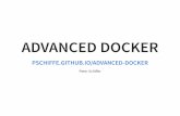 ADVANCED DOCKER - LinuxDays docker run -it --rm fedora bash docker run -d --name my-nginx nginx docker