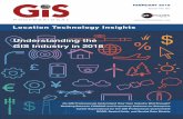 Understanding the GIS Industry in 2018 - GIS Professional · Understanding the GIS Industry in 2018 Do GIS Professionals Understand their Own Industry Well Enough? Deciding Between