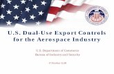 U.S. Dual-Use Export Controls for the Aerospace Industry · Case Example: ECCN 9A515.a. 9A515 “Spacecraft” and related commodities, as follows (see List of Items Controlled) a.1.