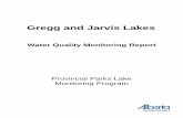Gregg and Jarvis Lakes - open.alberta.ca · Gregg and Jarvis Lakes have been sampled for water quality 2-5 times/year since 1988 (with the exception of 2000). Samples were collected