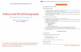 Indian and World Geography - Develop India Group and World Geography.pdf ·  3 Indian and World Geography |  Means ‘Abode of Snow’. They are one of the youngest fold ...