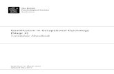 Qualification in Occupational Psychology (Stage 2) · PoC Portfolio of Competence PPB Professional Practice Board PSA Personnel Selection and Assessment PsyPAG Psychology Postgraduate