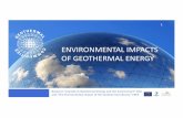 ENVIRONMENTAL IMPACTS OF GEOTHERMAL ENERGY vs Environment.pdf · temperature geothermal systems are classified either as hydrothermal systems (low or high enthalpy), which are encountered