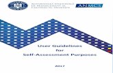 User Guidelines for Self-Assessment Purposesanmcs.gov.ro/web/.../User-Guidelines-for-Self-Assessment-Purposes-with... · User Guidelines for Self-Assessment Purposes 2017. SELF-ASSESSMENT