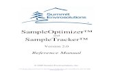 SampleOptimizer™ and SampleTracker™ 2.0 Reference Manual · SampleOptimizer™ & SampleTracker™ 2.0 Reference Manual Page 6 of 84 Introduction Welcome to SampleOptimizer™