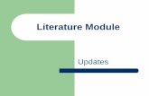 Literature Module - orianit.edu-negev.gov.ilregFiles\Literature... · 10th grade students Each unit is a separate log. Grade for the unit: Presentation – 10% All required activities