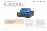 SMITHS DETECTION Technical Information IONSCAN 500DT · Technical Data IONSCAN 500DT General Specifications Technology Operating Modes Explosives Detected Narcotics Detected Sensitivity