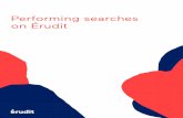 Performing searches on Érudit - erudit.org · Will find documents that contain ... The content quality is ensured through a peer-review process. Cultural articles Articles from cultural