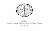 Grade 5 History-Social Science Curriculum Guide 2018-19 · 2018-19 History-Social Science Curriculum Guide: Grade 5 Our Nation 1 Unit 9—States and Capitols Weeks 1-3 Unit Resources