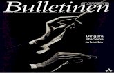 Bulletinen - ljudplanering.se · Bulletinen EN TIDNING FRÅN MOVIUM – CENTRUM FÖR STADENS UTEMILJÖ • NR 1–2 • 2010 •  Dirigera stadens orkester