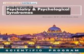 World Congress on Psychiatry & Psychological Syndromes · Driss International Federation For Psychotherapy, USA John National University Of singapore, Singapore George Perry University