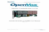 OpenVox Communication Co · Elastix® officially certified Features Caller ID and Call Waiting Caller ID ADSI Telephones Loopstart Signaling Support . A1610E/AE1610E on DAHDI User