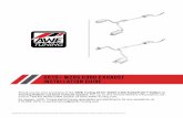 AWE Tuning 2015+ W205 C300 SwitchPath™ Edition or For up ... · laterally under usage, keeping the tips properly aligned in the valence openings. Instructions for the AWE Tuning