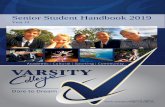 Senior Student Handbook 2019 - Contact details for administration and faculty heads 2 Important academic
