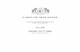 LAWS OF MALAYSIA - AGC 206 as... · LAWS OF MALAYSIA Act 206 ARMS ACT 1960 An Act relating to arms, imitation arms and ammunition. [Peninsular Malaysia—1 March 1962, L.N. 63/1962;