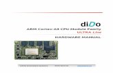 ARM Cortex-A8 CPU Module Family ULTRA Line fileHARDWARE MANUAL ARM Cortex-A8 CPU Module Family DAVE Embedded Systems  info@dave.eu ULTRA Line