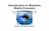 PowerPoint Introduction to Windows Mobile Forensicsforensic.sc.su.ac.th/seminar/seminari53/ppt/52312338.pdf · 1 Introduction to Windows Mobile Forensics Eoghan Casey, Michael Bann,