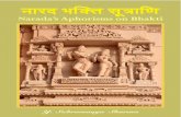 Narada’s Aphorisms on Bhakti - estudantedavedanta.net · Narada’s Aphorisms on Bhakti Y. Subramanya Sharma. Title: Narada Bhakti Sutras Keywords: Vedanta Created Date: 20081118140415Z