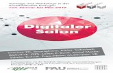 Digitaler Salon - erlangen.de · DIGITALER SALON Was ist der Digitale Salon? Digitales Leben findet überall statt. Es verändert die Art, wie wir miteinander kommunizieren, Informatio-