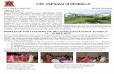THE JAPSIAN CHRONICLEapsjalandhar.com/newsletterapril.pdf · • Ms Palwinder Kaur Primary Teachers Level 1 Workshop April 8 – 12, 2019 • Ms Abhilasha TGT Mathematics Workshop