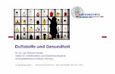 Duftstoffe und Gesundheit - raumluft.org » Mensch · exposure to inhaled isoeugenol in a 29-year-old woman who was patch test positive to isoeugenol. Control exposure to geraniol