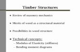 Timber Structures - myoops.org · Timber Structures! Review of masonry mechanics! Merits of wood as a structural material! Possibilities in wood structure ! Technical concepts: –