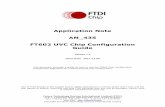 FT602 UVC Chip Configuration Guide - FTDI · Application Note AN_435 FT602 UVC Chip Configuration Guide Version 1.2 Document Reference No.: FT_001393 Clearance No.: FTDI#525 8 Product
