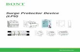 Surge Protector Device (LPU) - bont-technus.combont-technus.com/wp-content/uploads/2018/06/BONT-Master-LPU.pdfbreak-over voltage and breakdown voltage of MOV, GDT, TVS etc. Main features