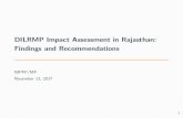 DILRMP Impact Assessment in Rajasthan: Findings and ... · DILRMP Impact Assessment in Rajasthan: Findings and Recommendations NIPFP/MF November 13, 2017 1. Table of Contents 1.Objectives
