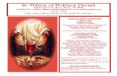 St. Hilary of Poitiers Parish · are interested in obtaining any personal letters or doc-uments, mementos, and unpublished source materials that may be used to foster a greater understanding