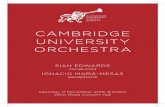 CAMBRIDGE UNIVERSITY ORCHESTRA · Henri Tomasi (1901–1971) Concerto for Alto Saxophone and Orchestra Born in 1901, the French conductor and composer, Henri Tomasi owes much of his